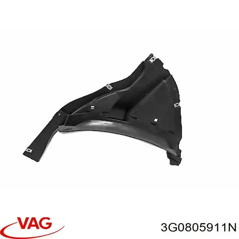 Nadkole błotnika przedniego lewe przednie VAG 3G0805911N cena, od 23,82 USD