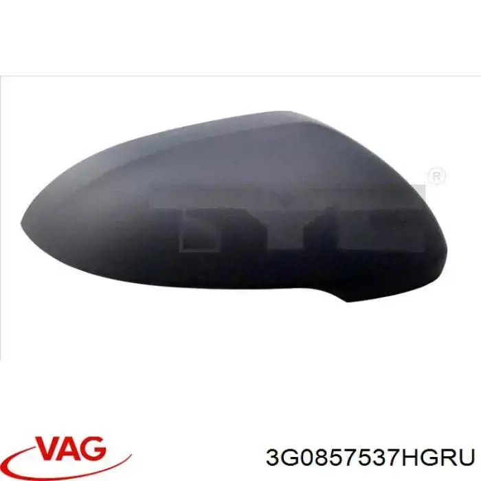 Nakładka (pokrywa) lusterka wstecznego lewa VAG 3G0857537HGRU cena, od 27,22 USD