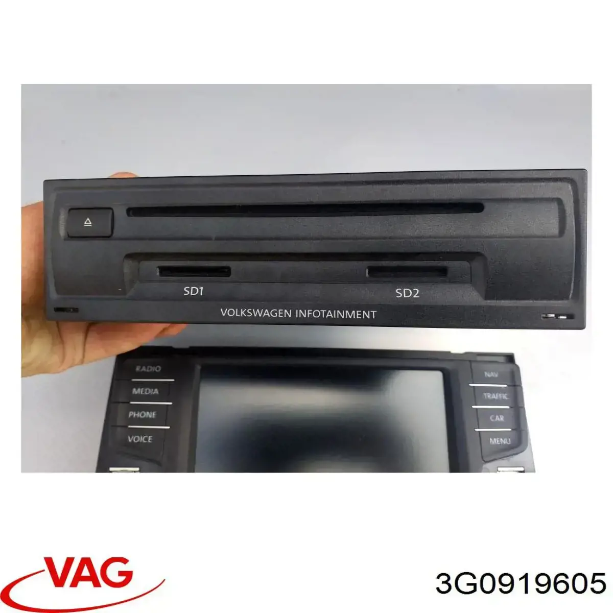 Wyświetlacz wielofunkcyjny VAG 3G0919605 cena, od 208,16 USD