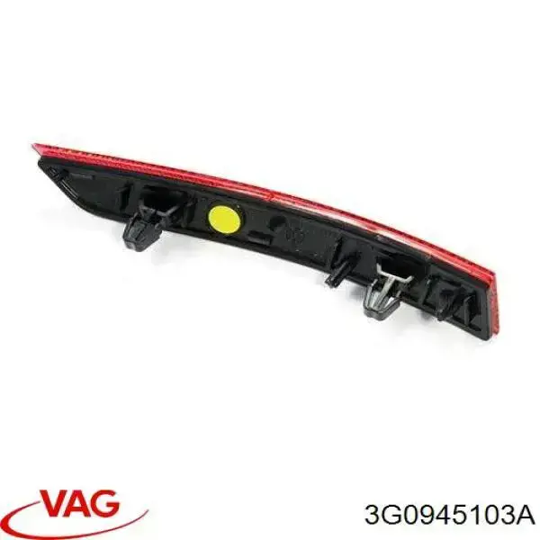 Lampa odblaskowa zderzaka tylnego lewa VAG 3G0945103A cena, od 10,17 USD