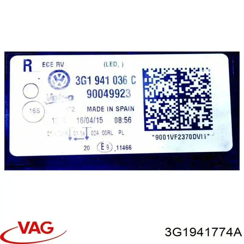  VAG 3G1941774A
