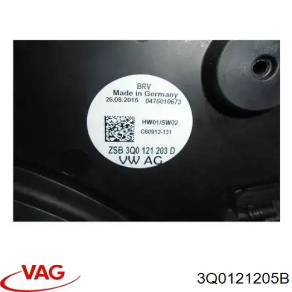 Dyfuzor chłodnicy VAG 3Q0121205B cena, od 212,80 USD