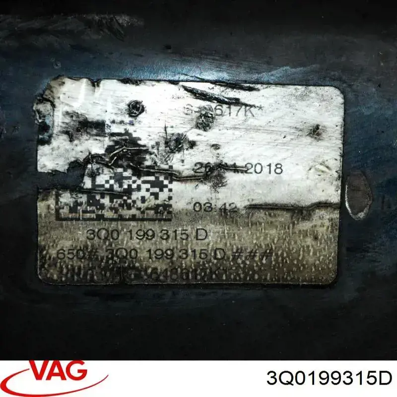 Do koszyka 3Q0199315B VAG Korpus osi przedniej