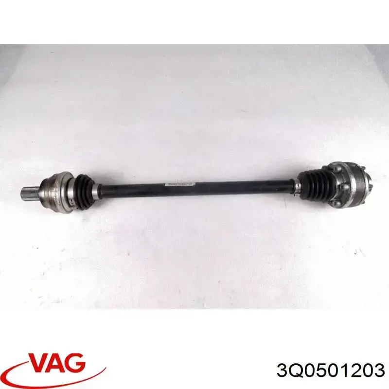 3Q0501203 VAG Półoś tylna lewa