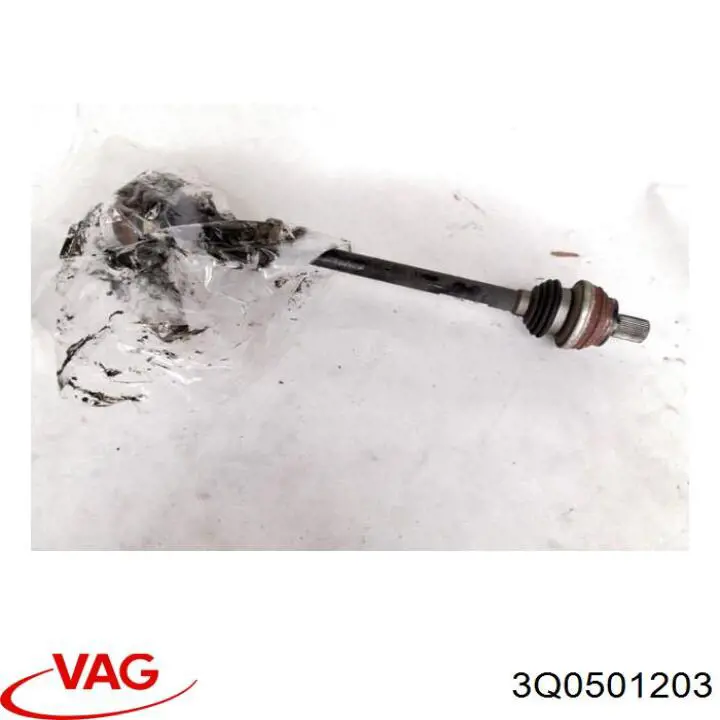 Do koszyka 3Q0501203 VAG Półoś tylna lewa