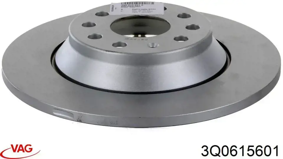 Do koszyka 3Q0615601 VAG Tarcza hamulcowa tylna