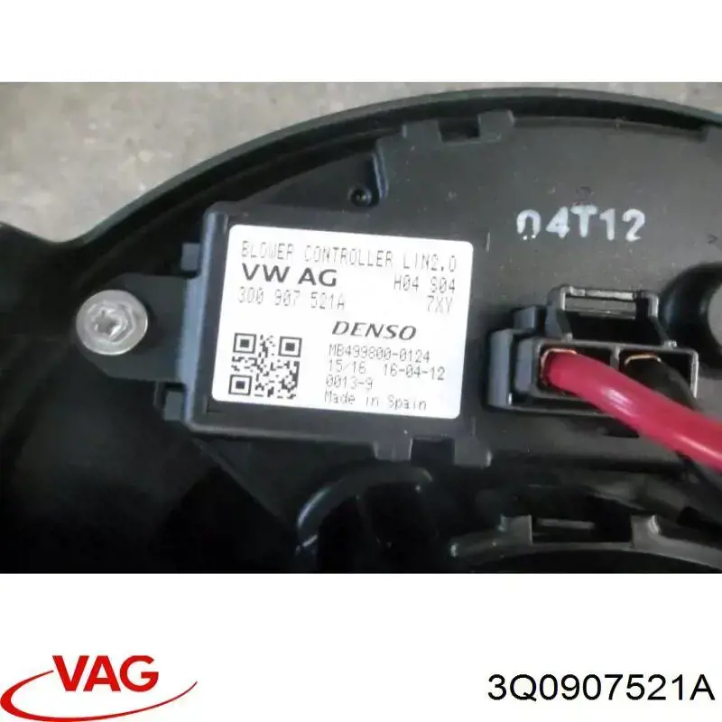 Rezystor wentylatora nagrzewnicy (ogrzewacza kabiny) VAG 3Q0907521A cena, od 78,32 USD