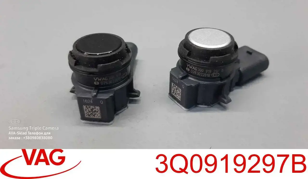3Q0919297B VAG Czujnik parkowania przedni