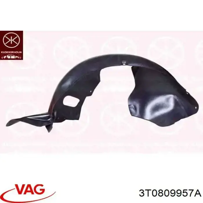 3T0809957A VAG Nadkole błotnika przedniego lewe