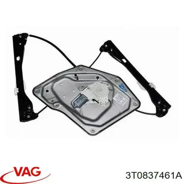 3T0837461A VAG Mechanizm podnoszenia szyby drzwi przednich lewych
