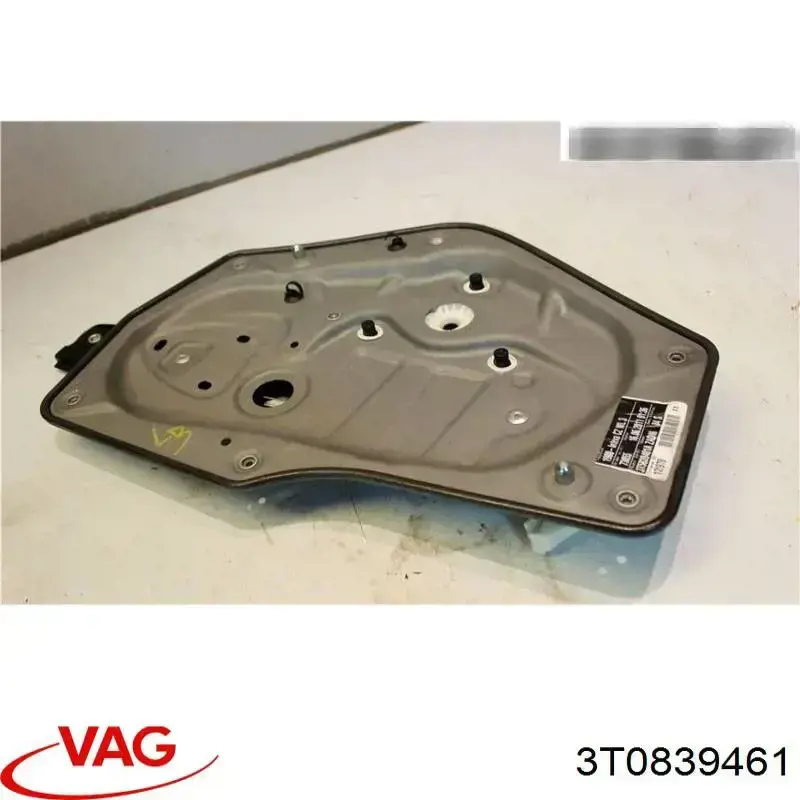 3T0839461 VAG mechanizm podnoszenia szyby drzwi tylnych lewych