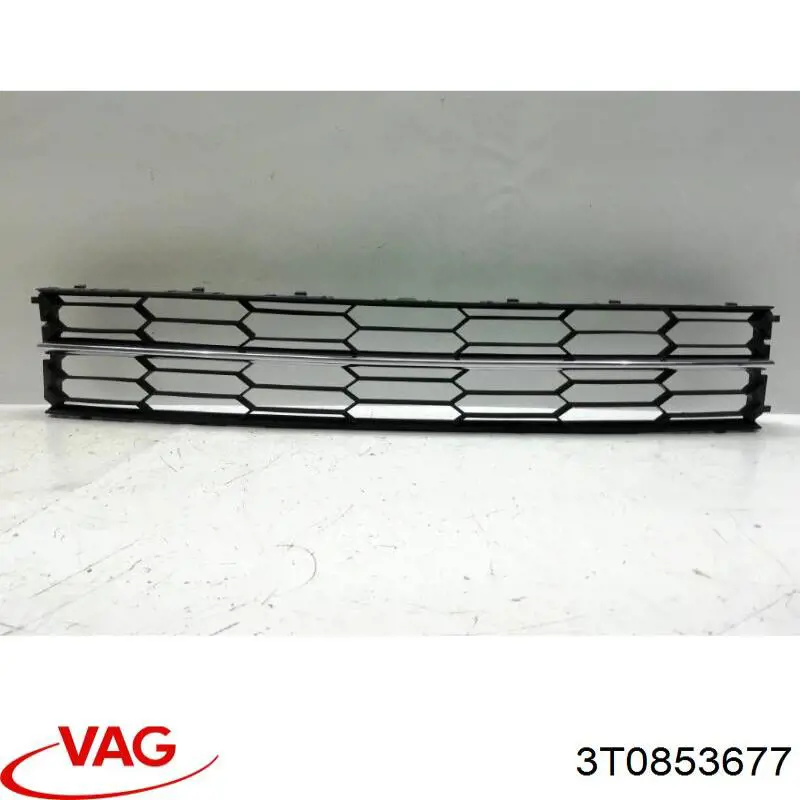 Kratka zderzaka przedniego środkowa VAG 3T0853677 cena, od 25,53 USD