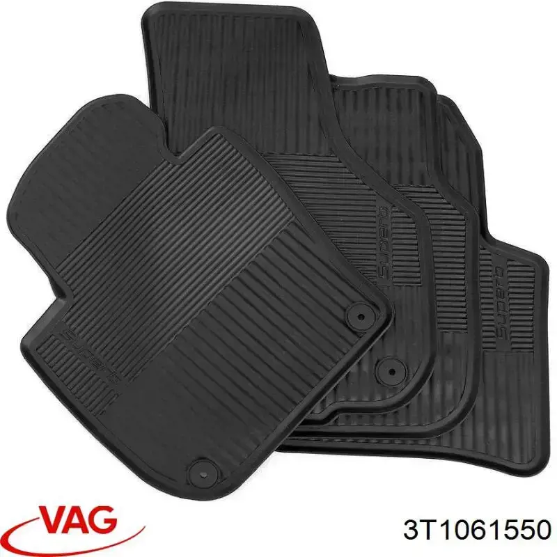 Dywaniki przód+tył, komplet Skoda SuperB II kombi (3T5) (2009 - 2015) cena, od 121,74 USD