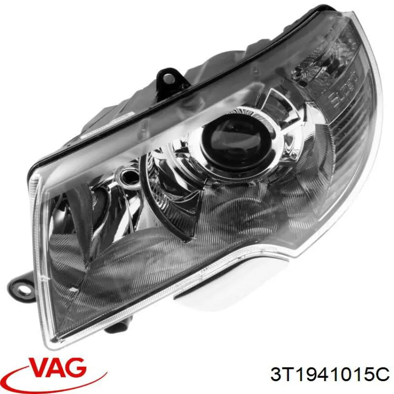 Do koszyka 3T1941015C VAG Reflektor lewy