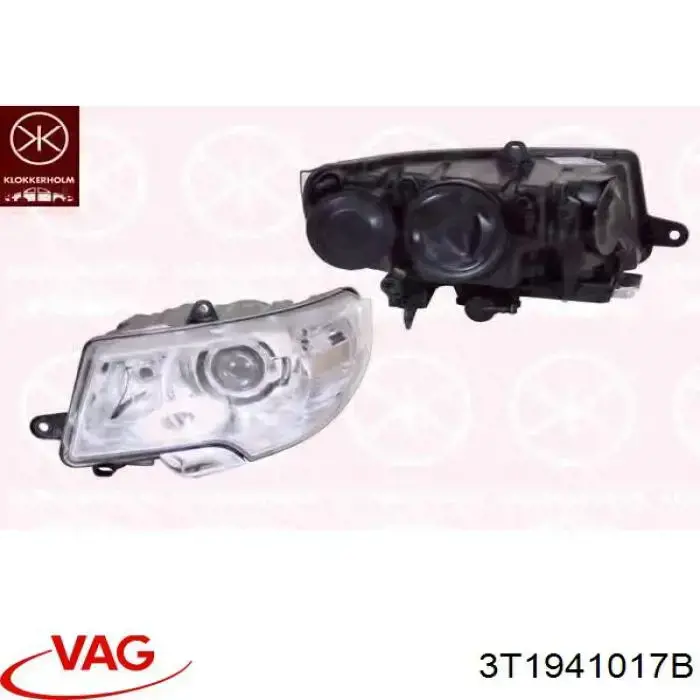 3T1941017B VAG Reflektor lewy