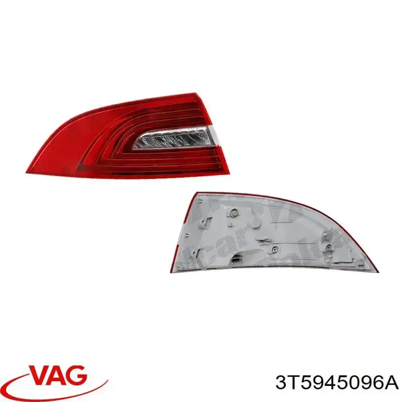 3T5945096A VAG Lampa zespolona tylna prawa zewnętrzna