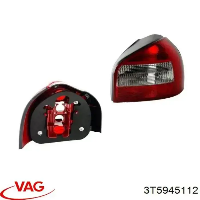 Lampa zespolona tylna prawa zewnętrzna VAG 3T5945112 cena, od 112,37 USD