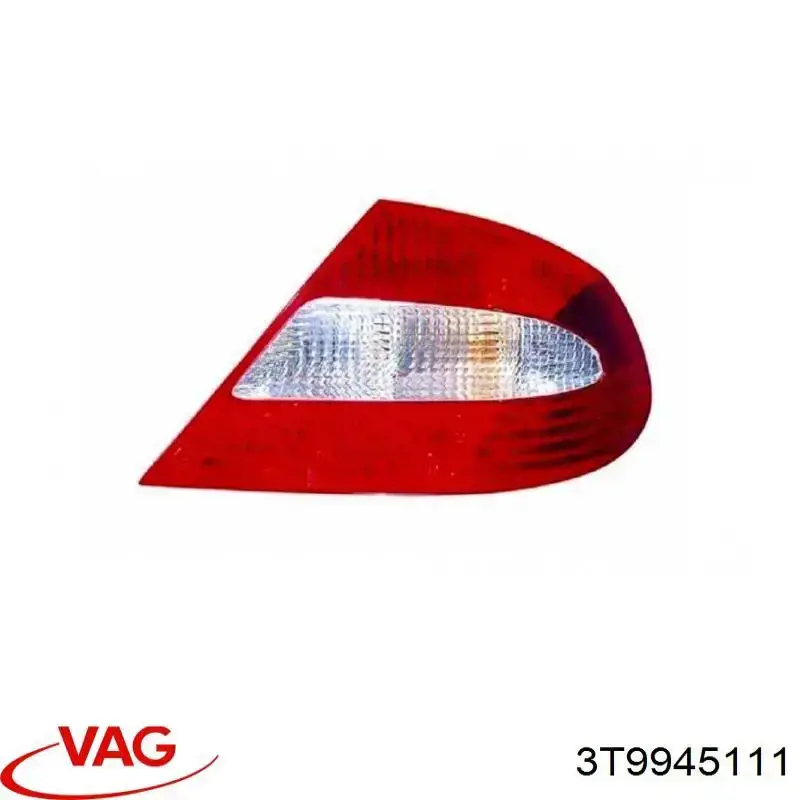 Lampa zespolona tylna lewa VAG 3T9945111 cena, od 141,25 USD