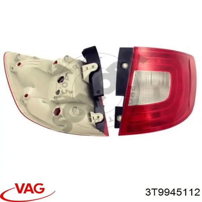 3T9945112 VAG Lampa zespolona tylna prawa