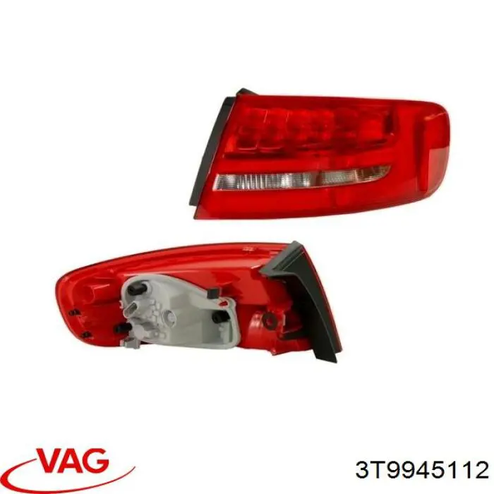 Do koszyka 3T9945112 VAG Lampa zespolona tylna prawa