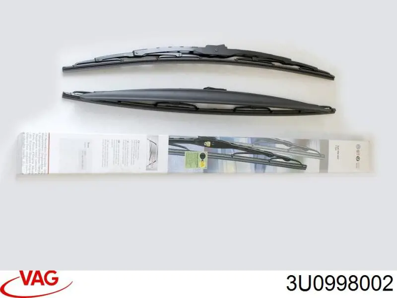 Do koszyka 3U0998002 VAG Pióro wycieraczki szyby przedniej, zestaw (2 szt.)