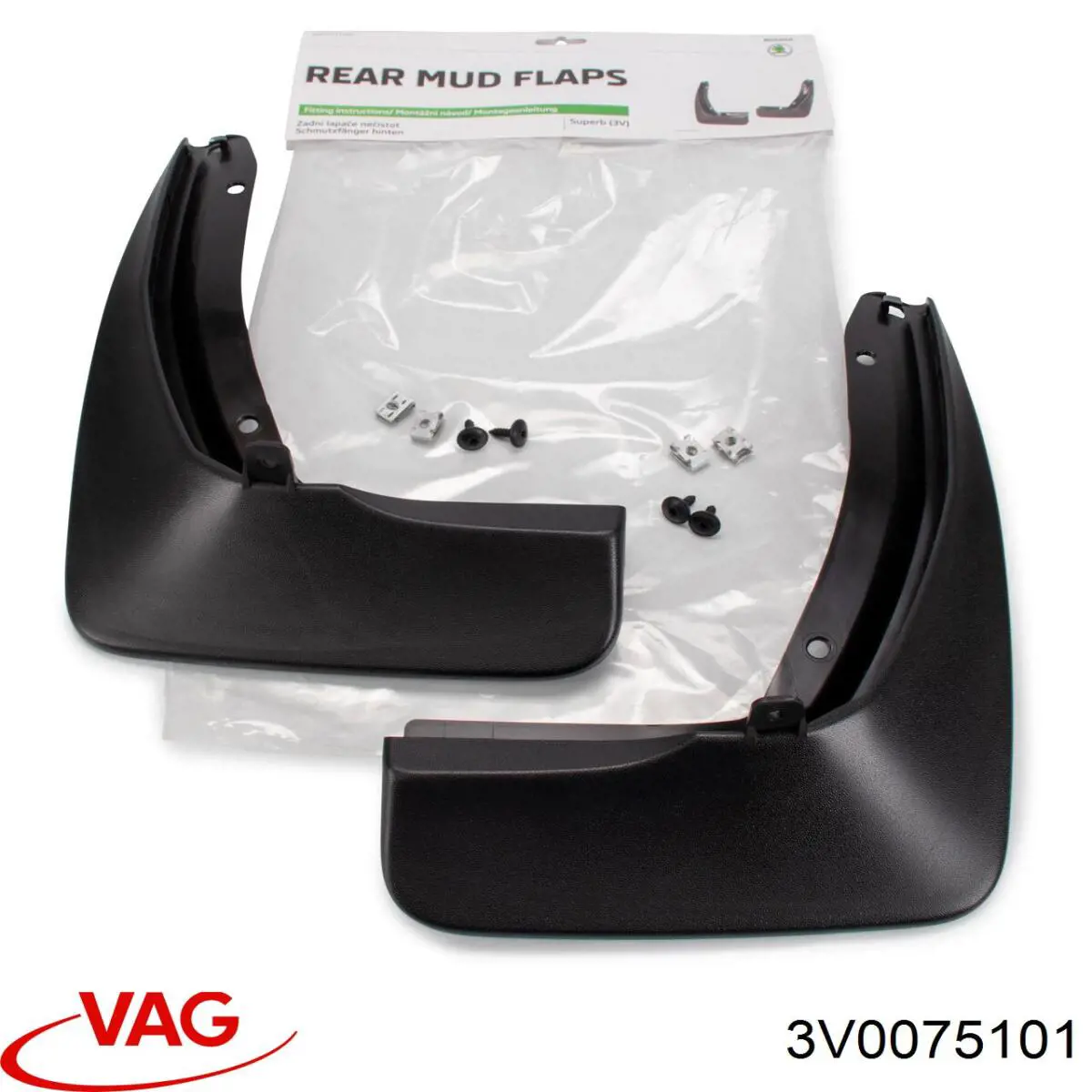 Chlapacze tylne, komplet Skoda SuperB III liftback (3V3) (2015 - 2026) cena, od 48,83 USD
