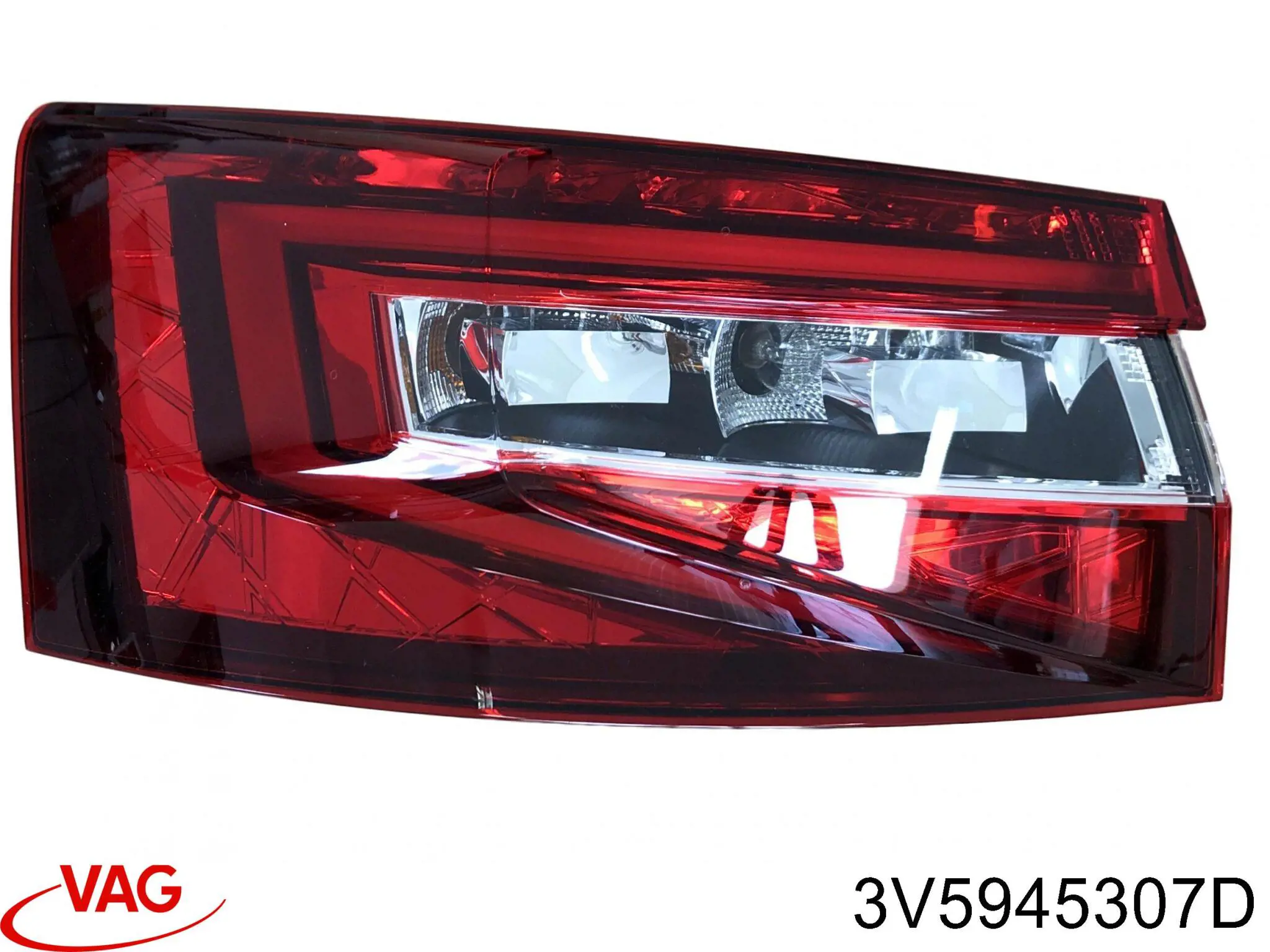 Lampa zespolona tylna lewa wewnętrzna VAG 3V5945307D cena, od 156,64 USD