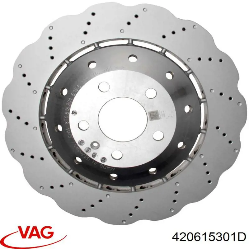 Tarcza hamulcowa przednia VAG 420615301D cena, od 554,69 USD