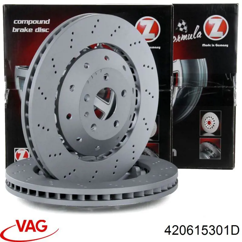 420615301D VAG Tarcza hamulcowa przednia