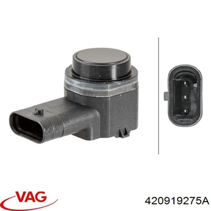Czujnik parkowania przedni VAG 420919275A cena, od 27,83 USD