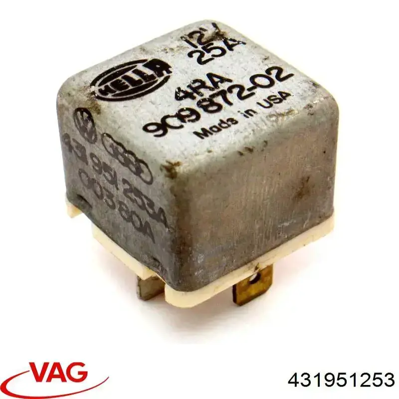Przekaźnik wentylatora 431951253 VAG