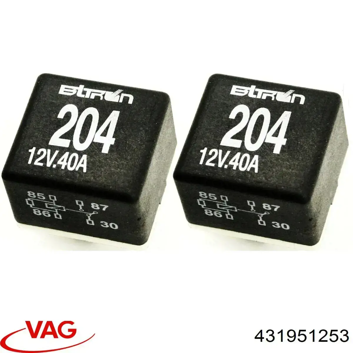 Przekaźnik wentylatora VAG 431951253