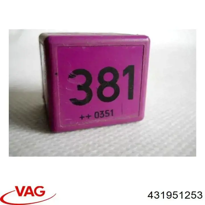 Przekaźnik wentylatora VAG 431951253 cena, od 4,45 USD