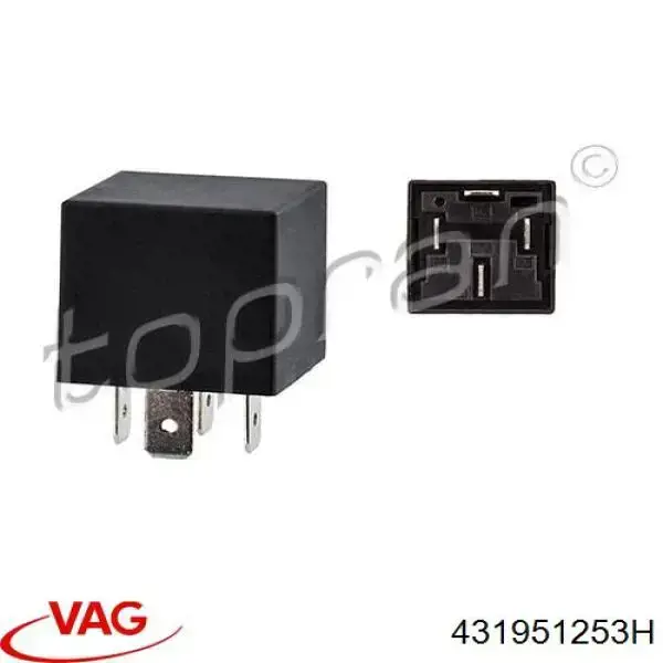 Przekaźnik wentylatora VAG 431951253H cena, od 46,02 USD