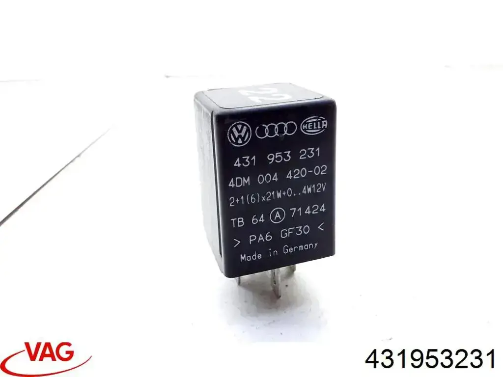 Przekaźnik kierunkowskazów 431953231 VAG
