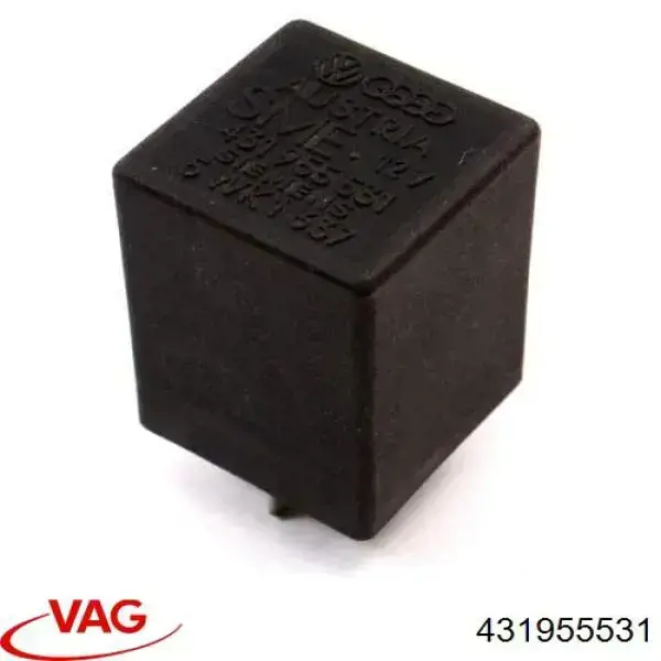 Przekaźnik sterownika wycieraczek 431955531 VAG
