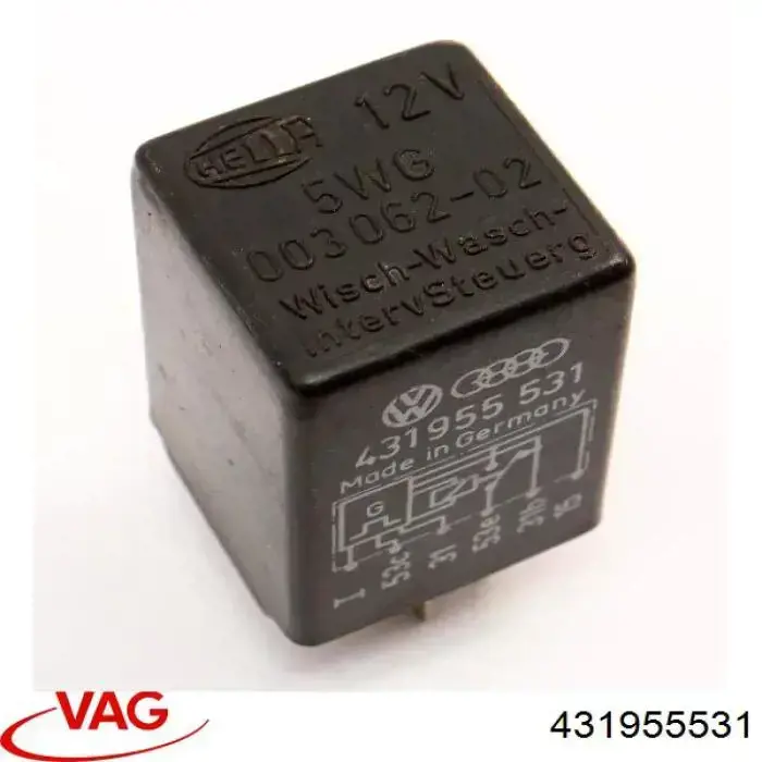 Przekaźnik sterownika wycieraczek VAG 431955531 cena, od 10,23 USD
