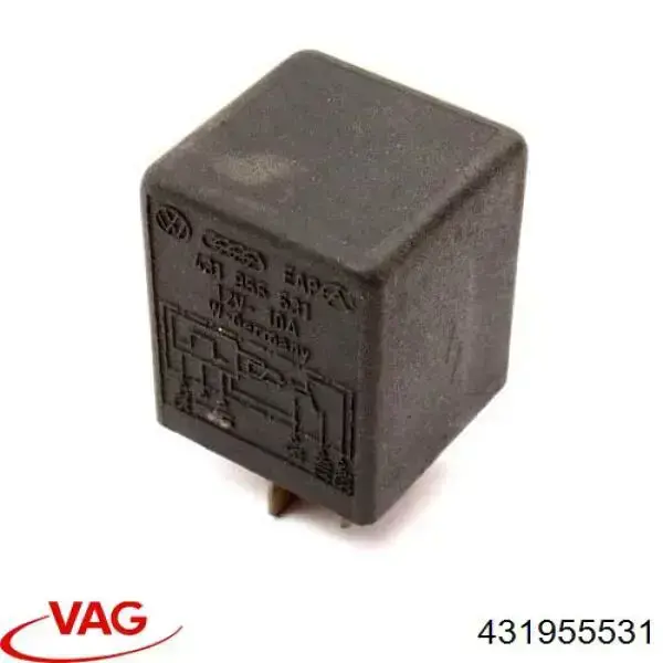 Przekaźnik sterownika wycieraczek VAG 431955531 cena, od 10,23 USD