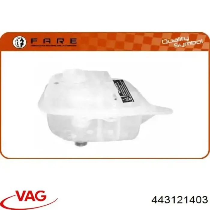 Zbiorniczek wyrównawczy układu chłodzenia VAG 443121403 cena, od 26,31 USD