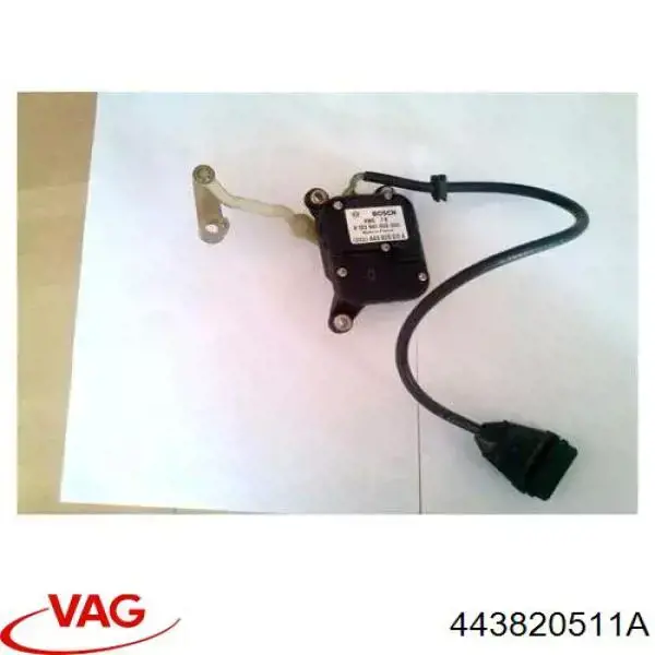 Do koszyka Silniczek klapy nagrzewnicy Audi A6 C4 4A5
