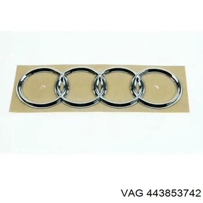 Emblemat na klapę bagaznika (znaczek firmowy) do Audi 80 B3 89, 89Q, 8A