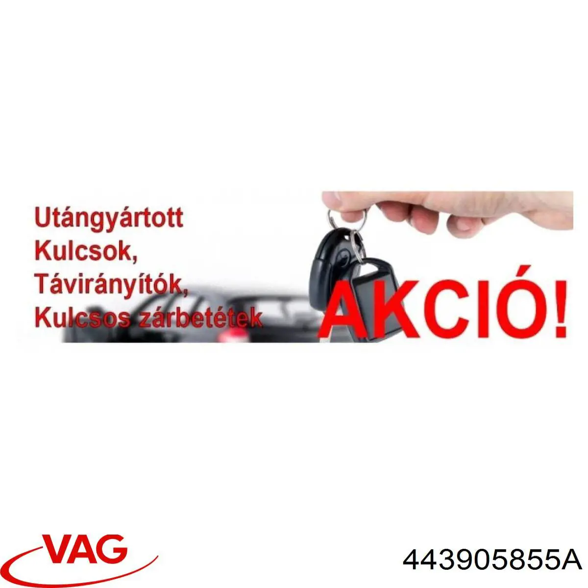 Wkładka stacyjki zapłonowej 443905855A VAG
