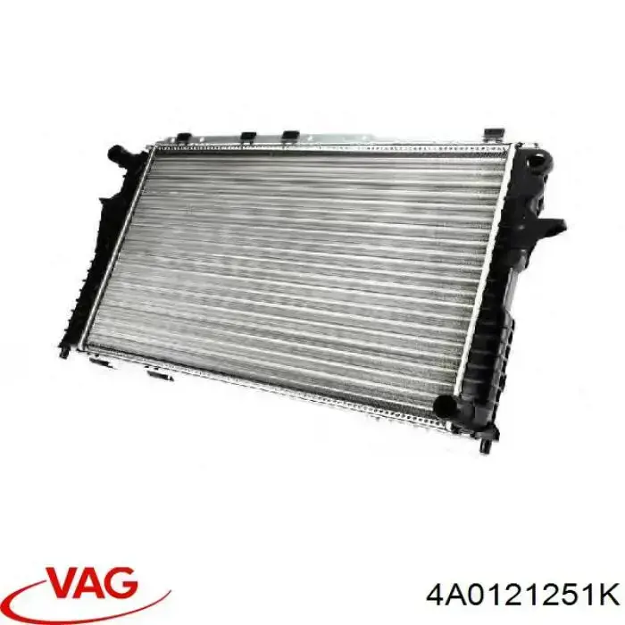 Do koszyka 4A0121251K VAG Chłodnica silnika