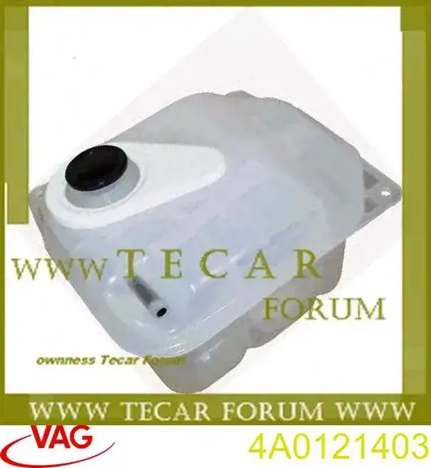Zbiorniczek wyrównawczy układu chłodzenia VAG 4A0121403 cena, od 27,65 USD
