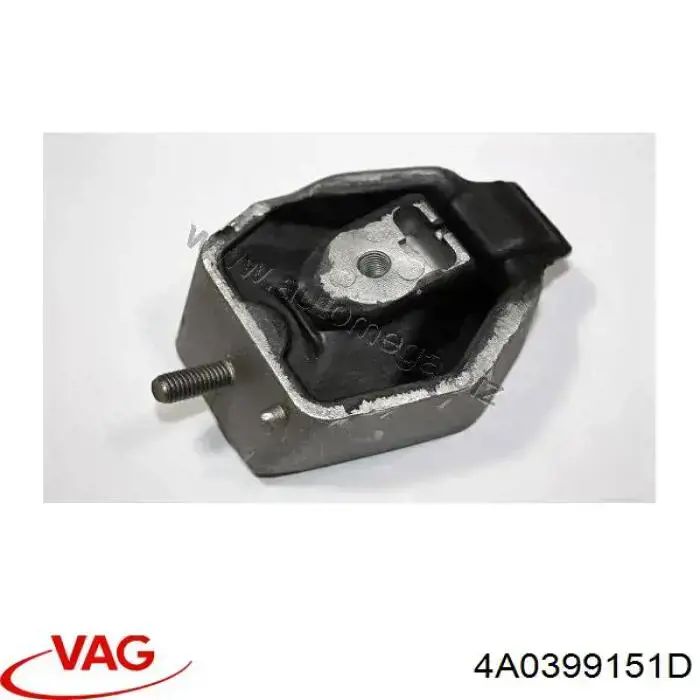 Poduszka (podpora skrzyni biegów) VAG 4A0399151D cena, od 22,31 USD