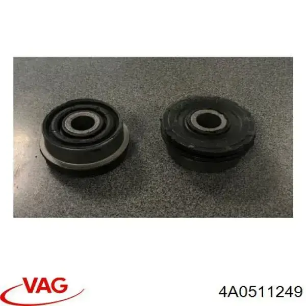 Silentblock tylnego wahacza podłużnego przedni 4A0511249 VAG