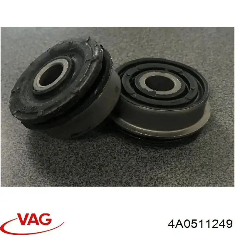 Do koszyka 4A0511249 VAG Silentblock tylnego wahacza podłużnego przedni