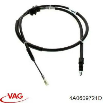 Linka hamulca ręcznego tylna prawa/lewa VAG 4A0609721D cena, od 17,61 USD