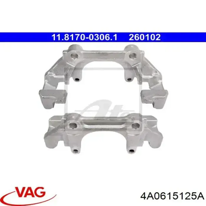 Do koszyka 4A0615125A VAG Jarzmo zacisku hamulcowego przedniego