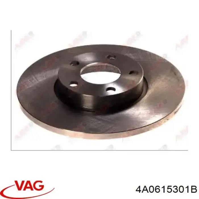 Do koszyka 4A0615301B VAG Tarcza hamulcowa przednia